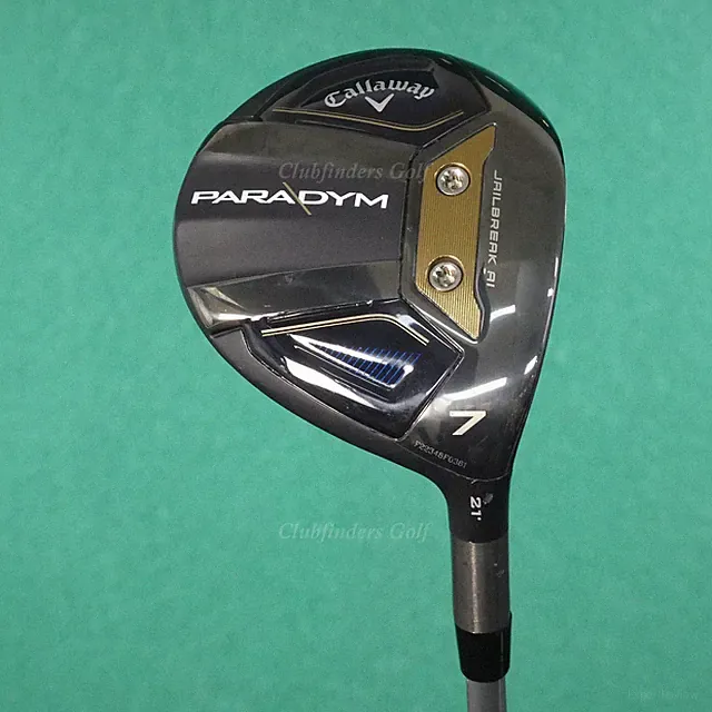 Lady Callaway Paradym Fairway 21° 7 Wood Aldila Ascent 40 Graphite Women's w/ HC