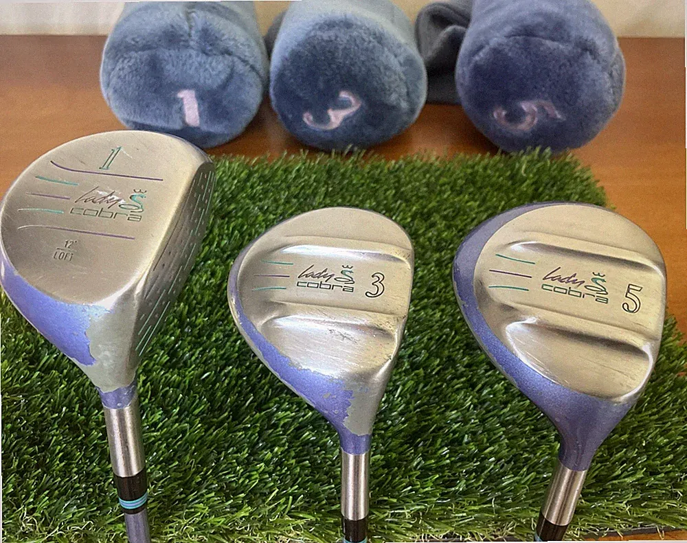 Lady Cobra 1 3 5 Woods Set Graphite Women's Flex Right-Hand w/Head Covers