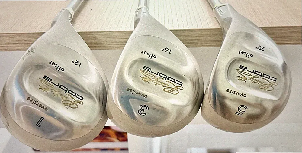 Lady Cobra Oversize 1 3 5 Woods Offset 12* 16* 20* RH Lady Flex Graphite Shafts