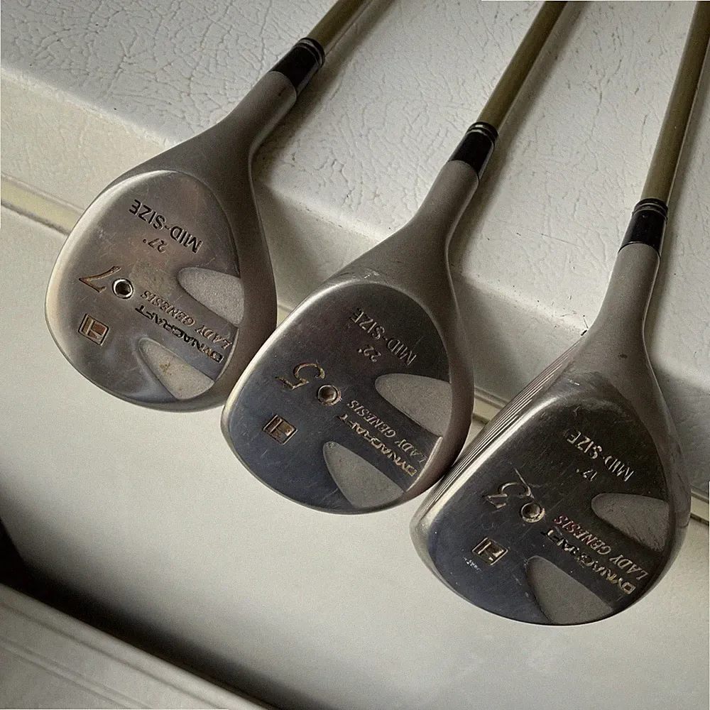 Lady Di Midsize 3,5,7 Fairway Woods L-Flex golf clubs RH Women's Apollo Shadow