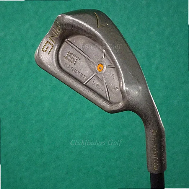 Lady Ping ISI Nickel Orange Dot Single 7 Iron Factory U34 Graphite Ladies