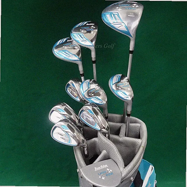 Lady Tour Edge Lady Edge 2020 Turquoise Full Set Complete Set w/ Stand Bag