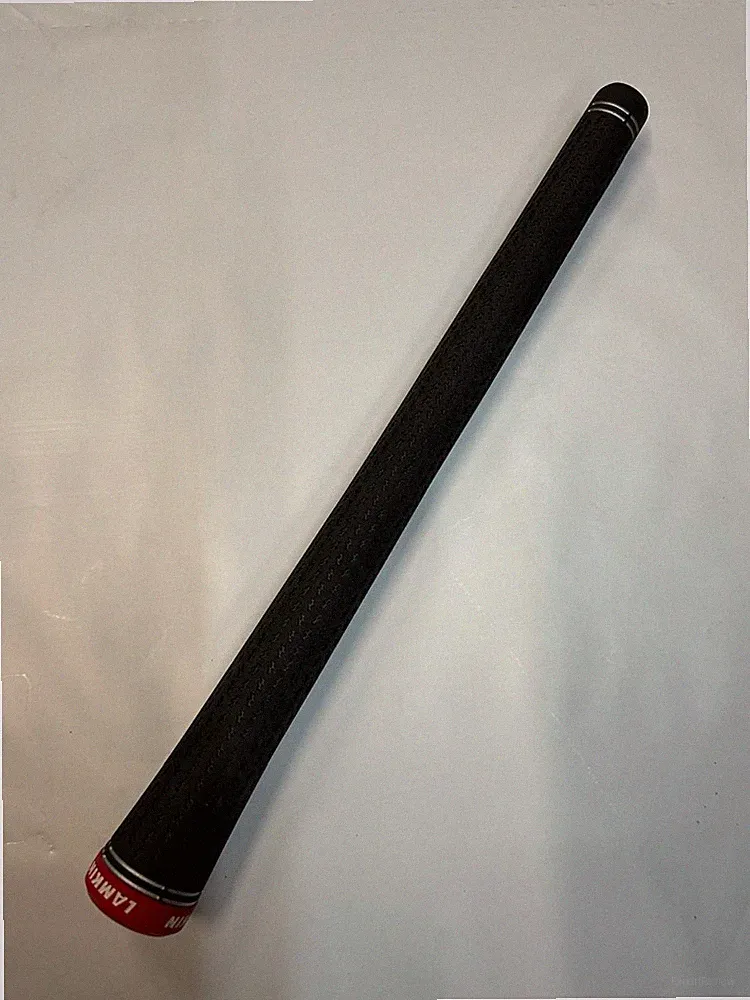Lamkin Crossline 360 Golf Grip (Black/Red, Standard) TaylorMade Logo PULL OFF