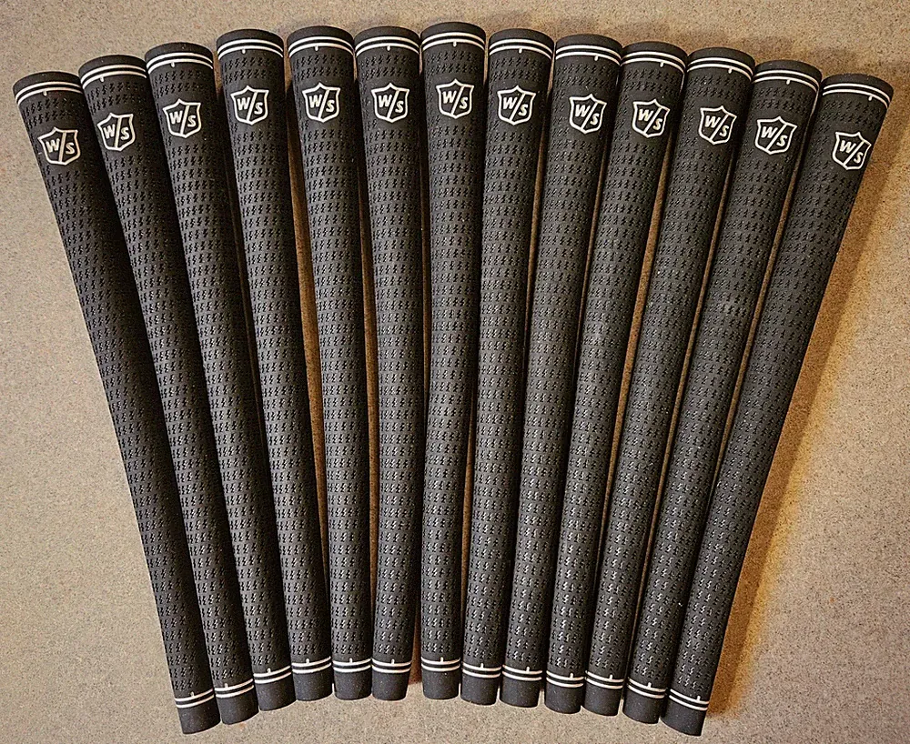 Lamkin Crossline Wilson Staff Branded Golf Grips Standard Black Lot Of 13 New