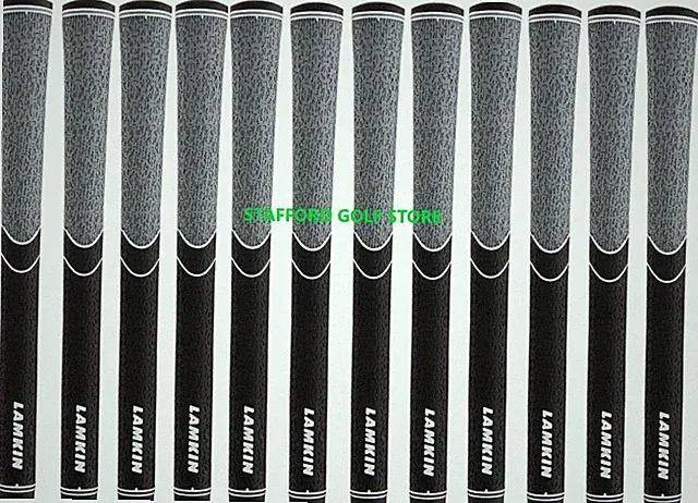 LAMKIN ST+2 HYBRID GOLF GRIP STANDARD 60 ROUND 53G TACKY FEEL 12 GRIPS SET