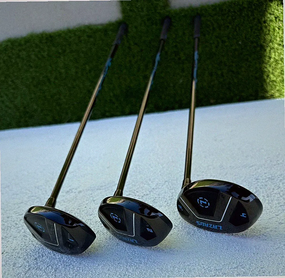 Lazrus Black Wedge Golf Clubs Set 3 Right-Handed Steel Shafts Used 1/2/4
