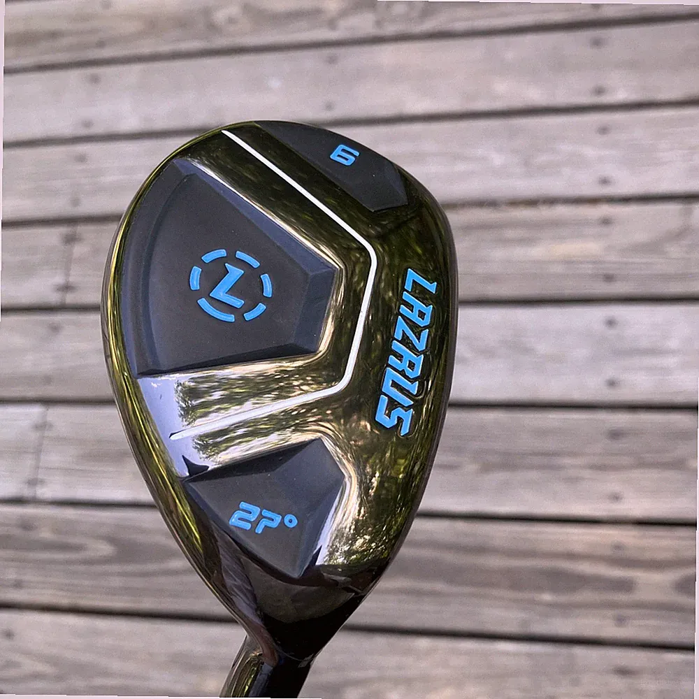 LAZRUS Golf Hybrid Mens 6 Hybrid Black 27 Degree Graphite Shaft Right Hand