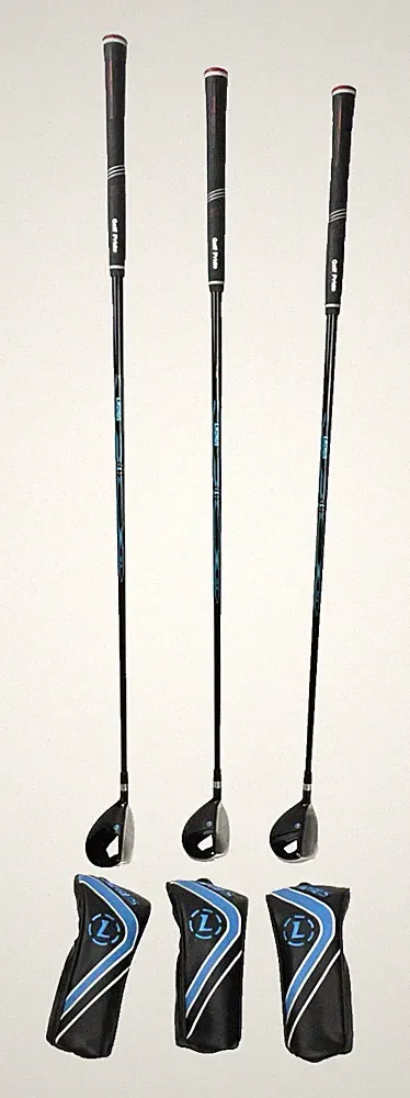 LAZRUS Golf Hybrid Set 6H 8H 9H Senior Flex RH Graphite w/ Headcovers 3 Clubs