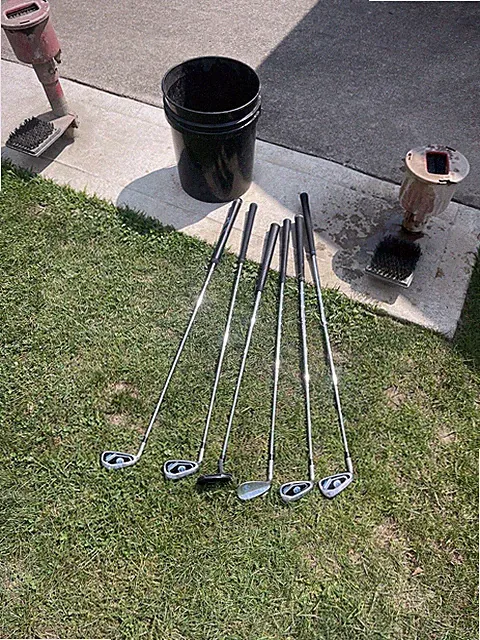 LAZRUS GOLF Premium Golf Clubs for Men - 4,6,8,PW, 56 Left Hand