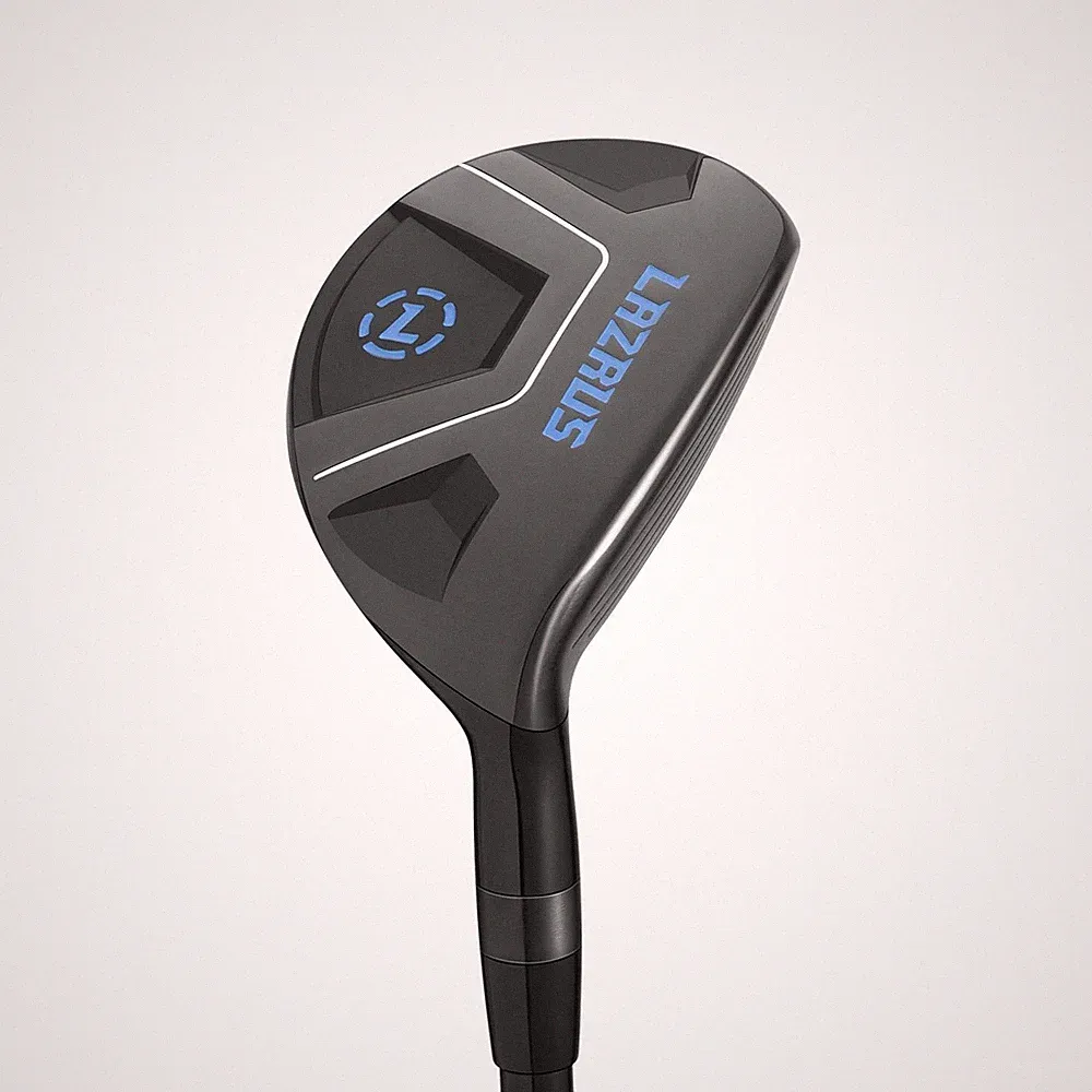 LAZRUS GOLF Premium Hybrid Golf Clubs for Black Right Hand, or Silver