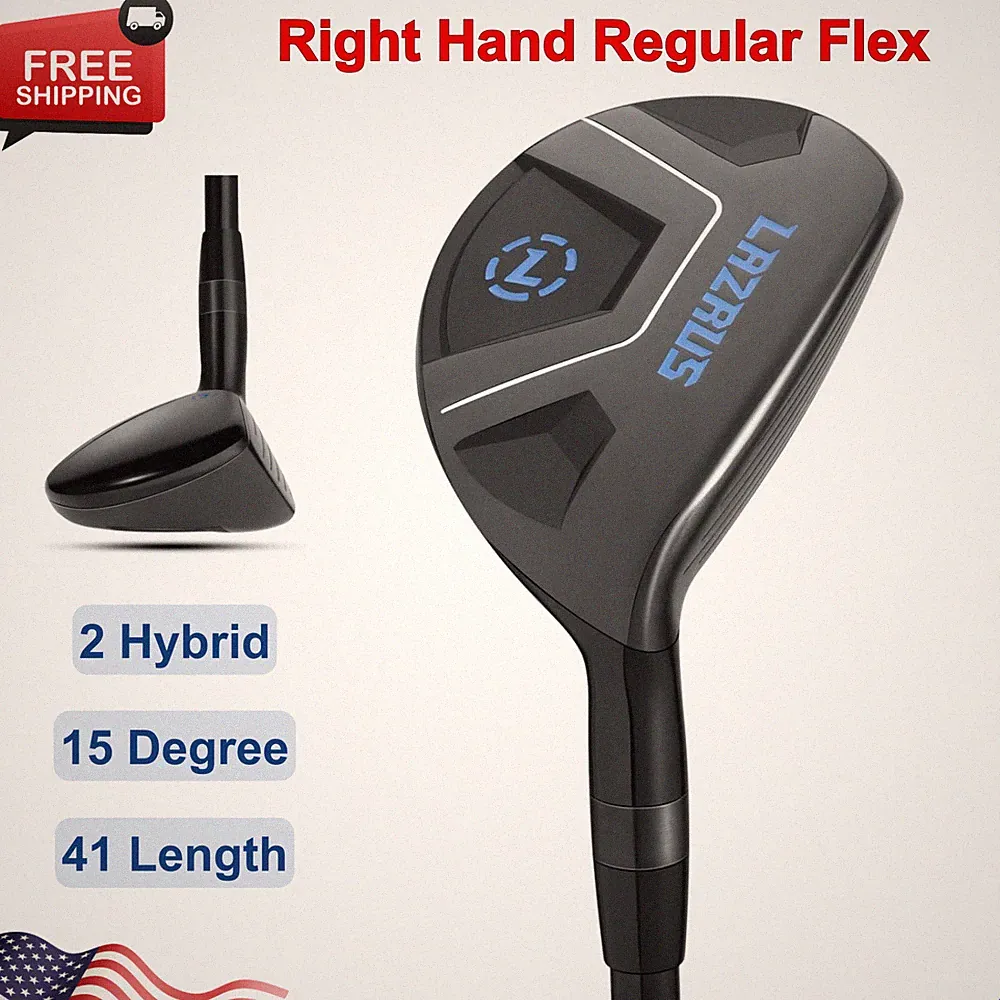 LAZRUS GOLF Premium Hybrid Golf Clubs For Men - Right Hand Regular Flex 2 Hybrid