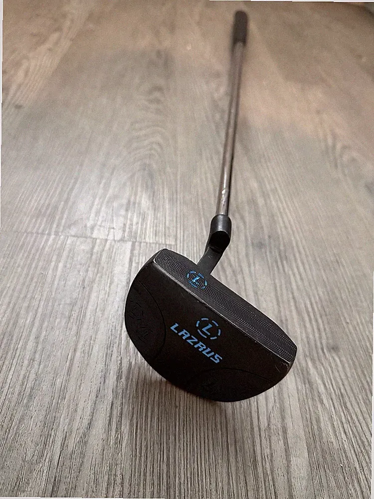 Lazrus Golf Premium Mallet Putter with Milled Face and Alignment Line left hande