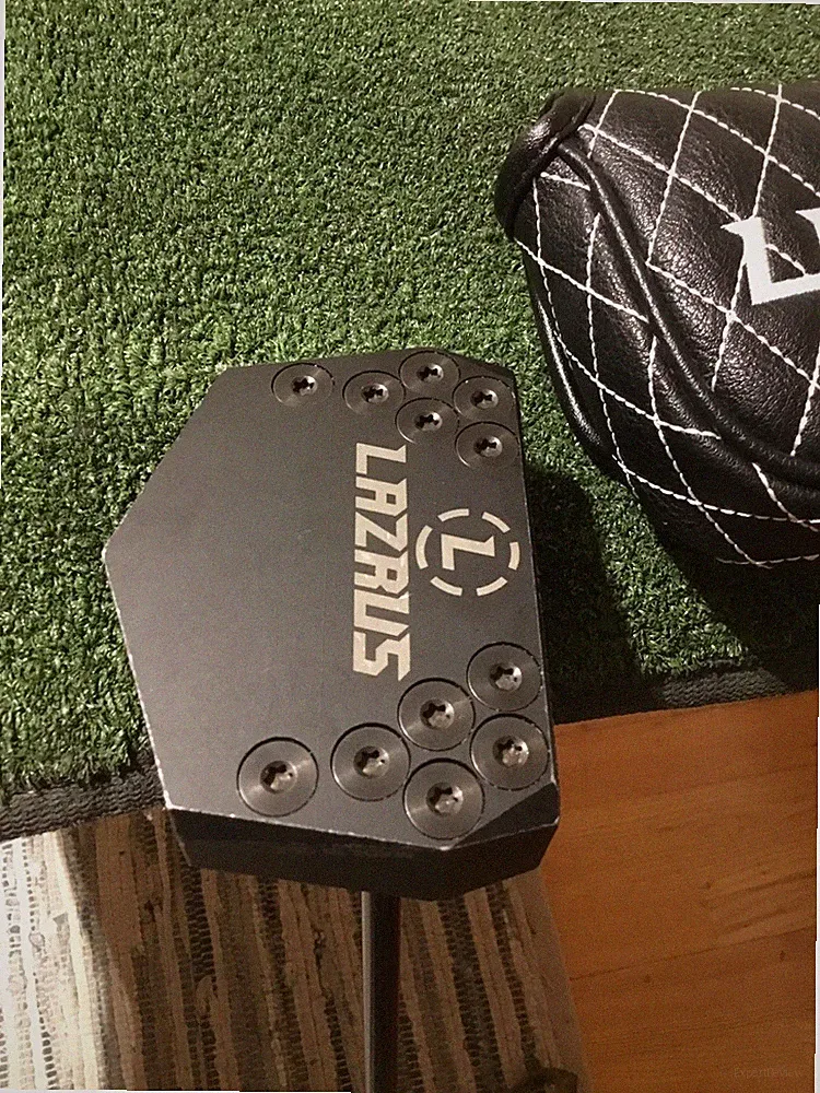 Lazrus Golf ZT Zero Torque Putter 34” Inches RH & Head Cover Center Shafted VGC