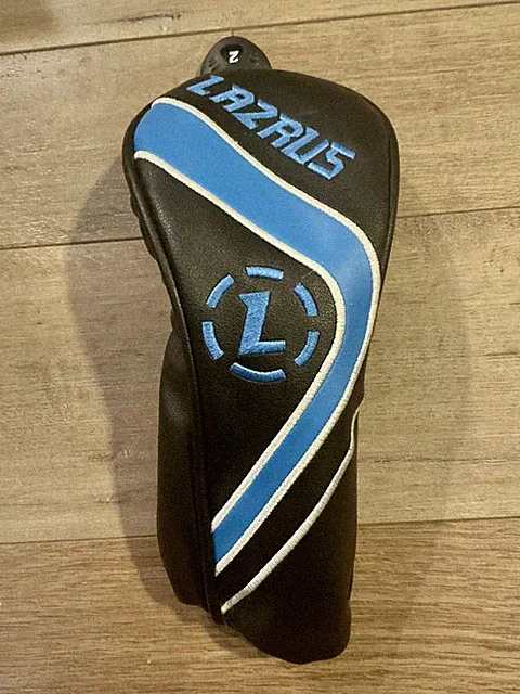 LAZRUS HYBRID HEADCOVER BLACK / BLUE CHANGEABLE #'S