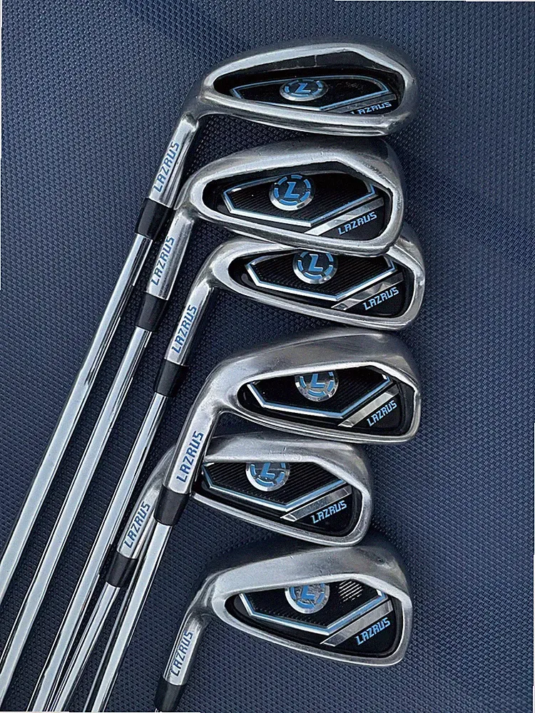 Lazrus Iron Set 4-8 + Pitching Wedge, Steel Regular Flex Left-Handed Men (Nice)