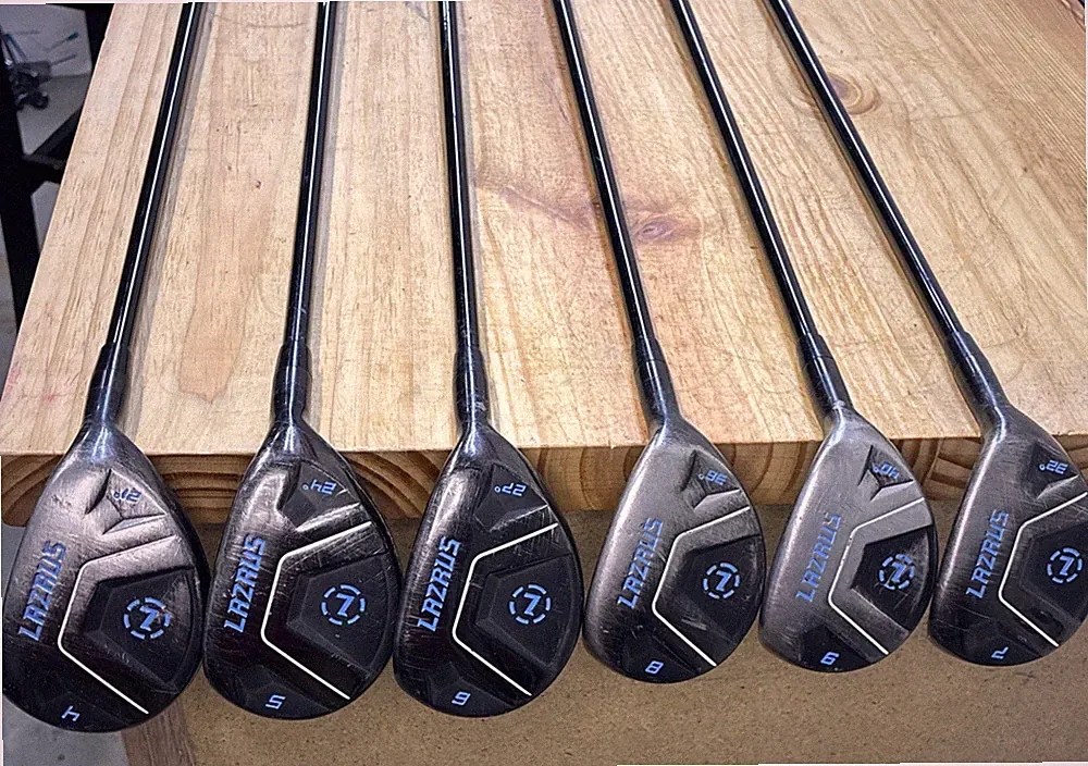 Lazrus LAZ1 4,5,6,8,9,PW Hybrids Iron Set Regular Flex Right Graphite Free Ship!