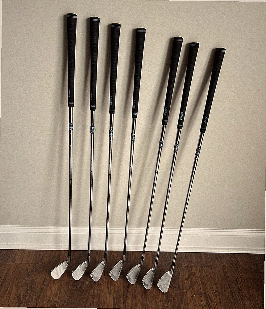 LAZRUS Men's Right-Handed Iron Set 7 Clubs Regular Flex Steel Shafts
