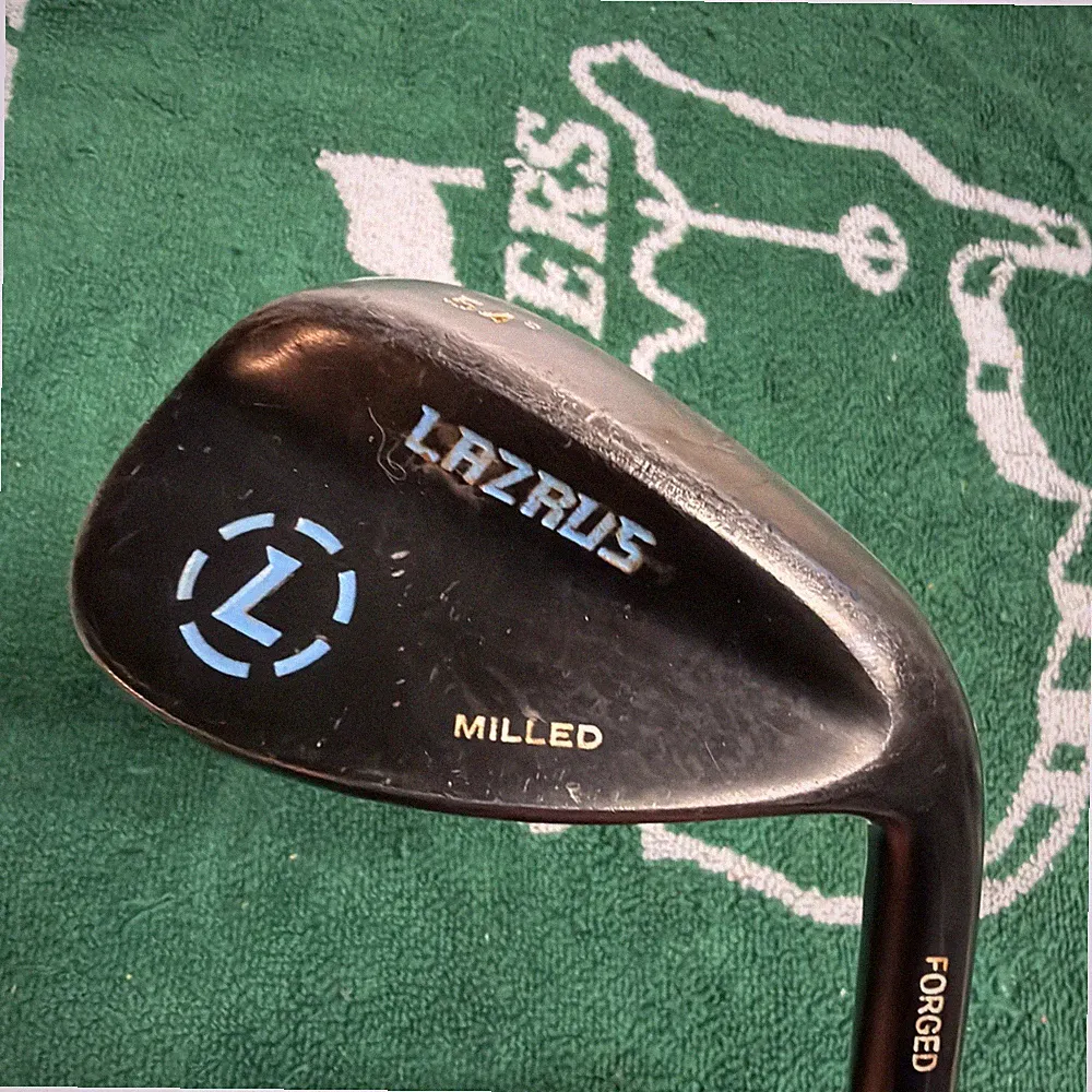 LAZRUS Milled 54° Sand Wedge Right-Handed Steel Shaft Black/Blue