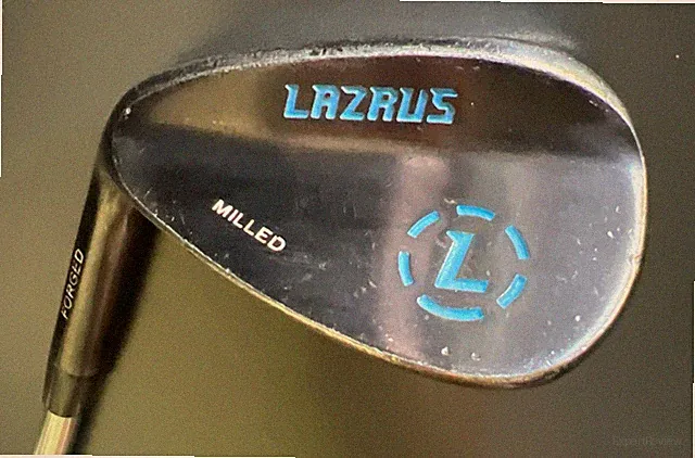 LAZRUS MILLED FORGED SAND WEDGE STEEL SHAFT 56° LH Left Handed #7