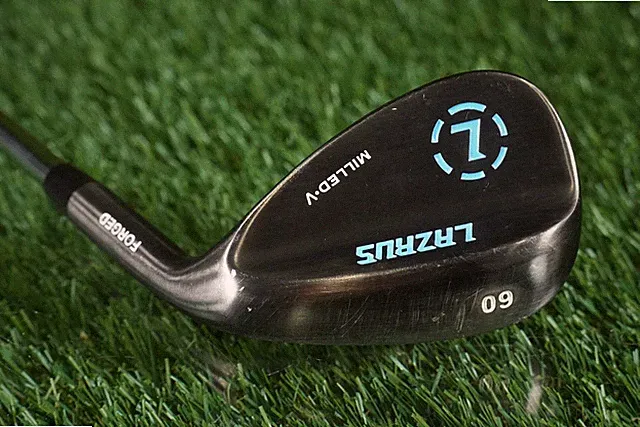 Lazrus Milled-V 60° Lob Wedge Forged Wedge Flex Steel Shaft RH ~ LOOK!!