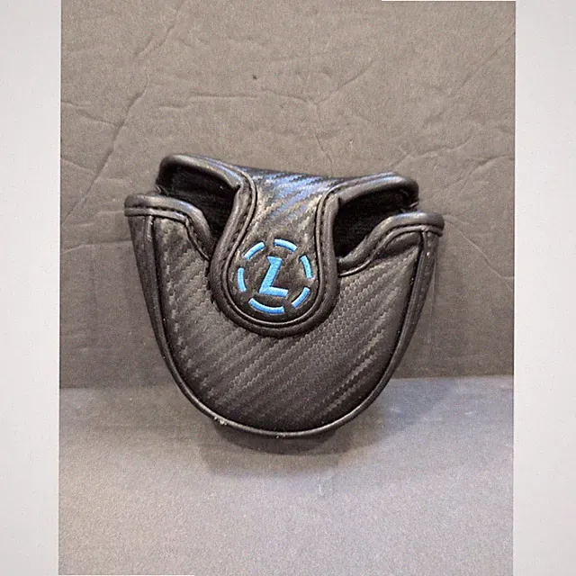 LAZRUS SMALL MALLET PUTTER HEADCOVER BLACK - BLUE RH OR LH PERFECT