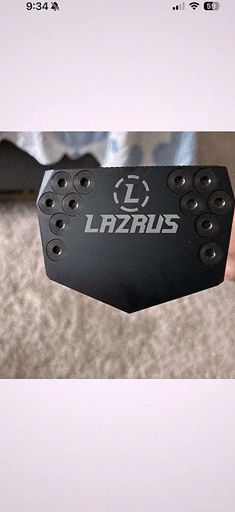 Lazrus Zero Torque 2.5 Putter W/Custom KBS CT Tour Putter Shaft SS 2.0 Pistol!