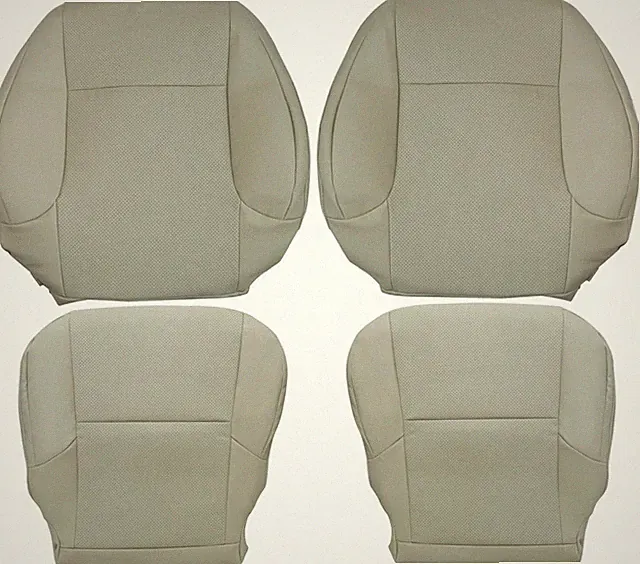 Leather Seat Cover Set Front Driver Passenger Compatible With Lexus GX460 10-17