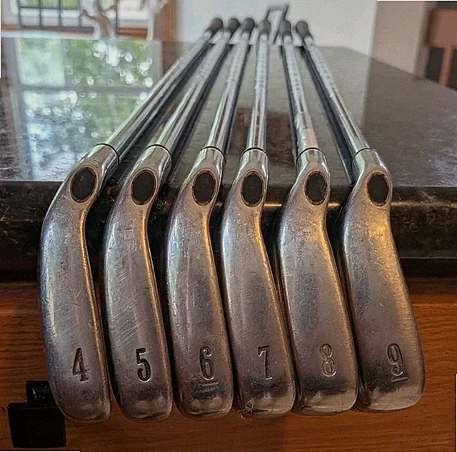 LEFT Callaway X-20 Iron Set 4 - 9 Uniflex Steel 7 Clubs