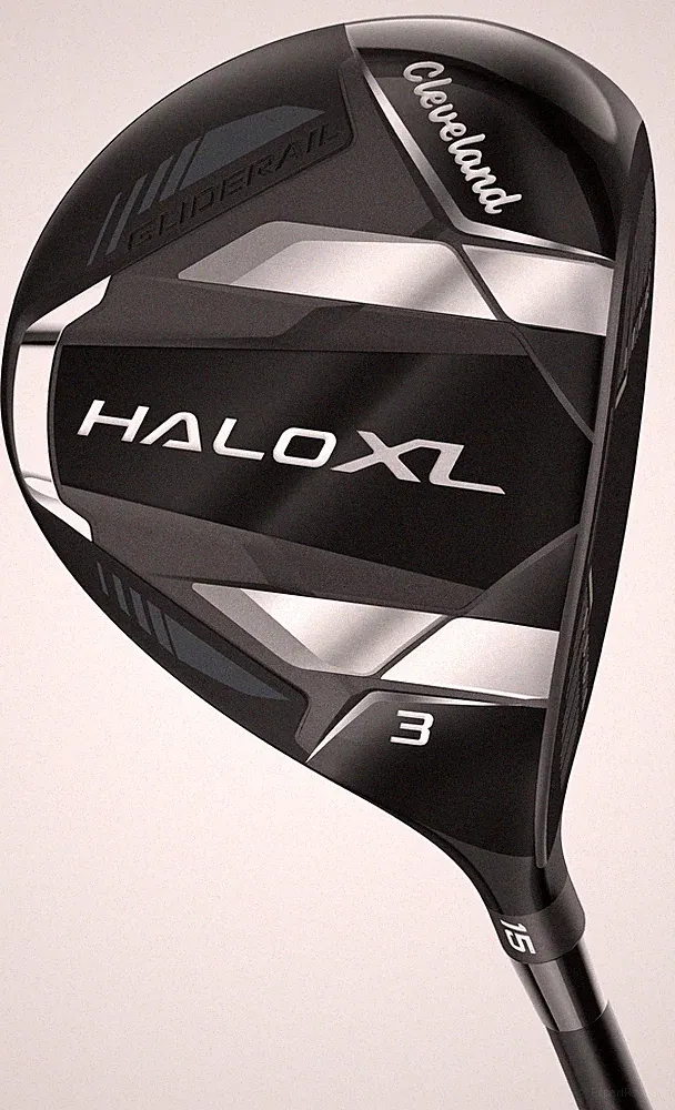 Left Cleveland Halo XL 15* 3 Wood Reg Mitsubishi Tensei AV Blue Xlink 55 VG
