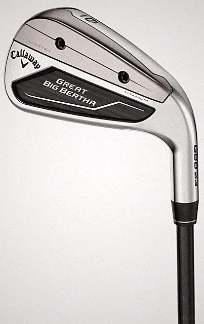 Left Hand Callaway Great Big Bertha 23 4-PW, AW Iron Set Sr Mamiya Nanocore New