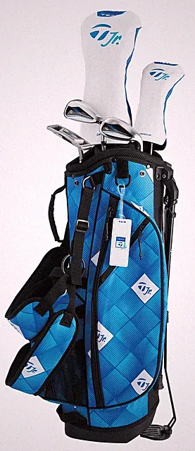 Left Hand Junior TaylorMade Team TaylorMade Jr (7-9) Starter Set Graph/Steel New