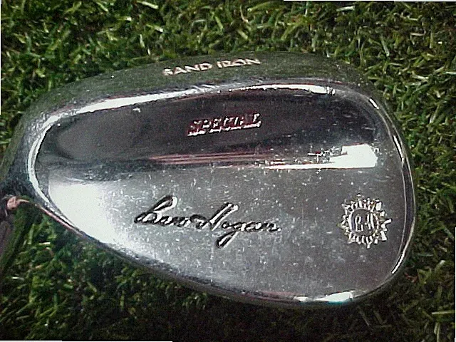 LEFT HAND LH Hogan Special Golf Club SW 55* Forged Sand Wedge Iron Leather Grip