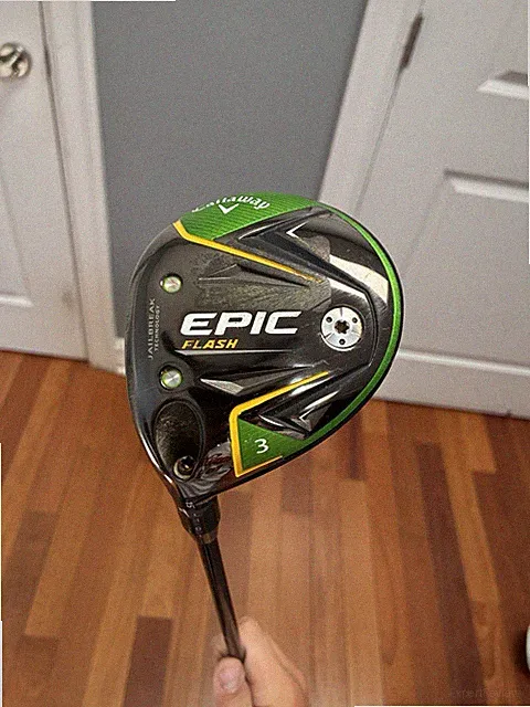 Left Hand Nice Callaway Epic Flash 15 degree 3 Wood Tensei Blue Stiff Flex