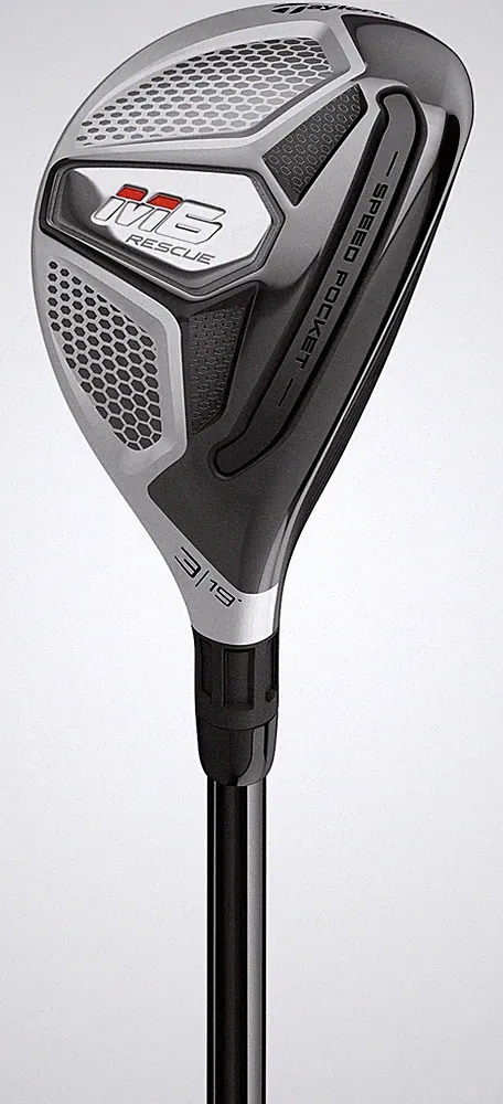 Left-Hand TaylorMade M6 22* 4H Hybrid Regular Fujikura Atmos Orange 6 Golf Club