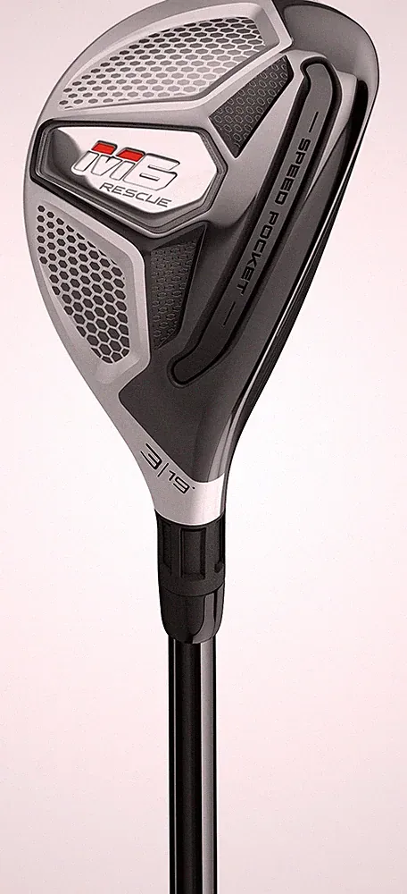 Left-Hand TaylorMade M6 22* 4H Hybrid Regular Fujikura Atmos Orange 6 Golf Club