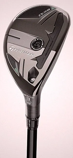 Left Hand TaylorMade Qi35 Rescue 19* 3H Hybrid Stf Kai'li Blue DarkWave 85 Mint
