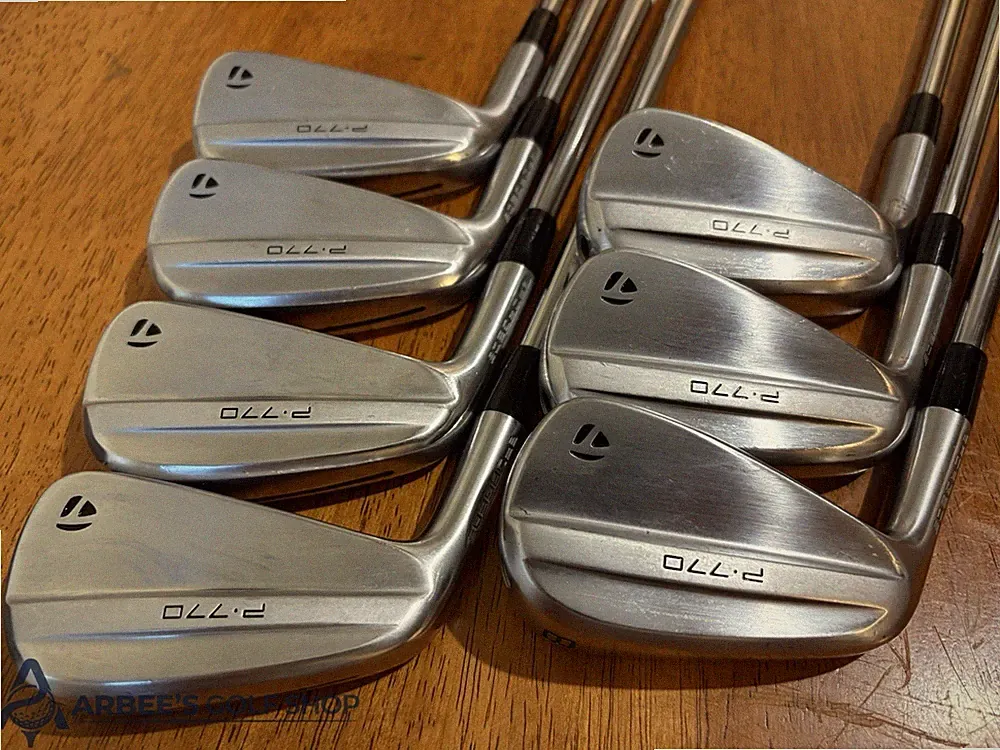 Left-Handed - 2024 TaylorMade P770 Iron Set - (4-PW) Project X Stiff Rifle Steel