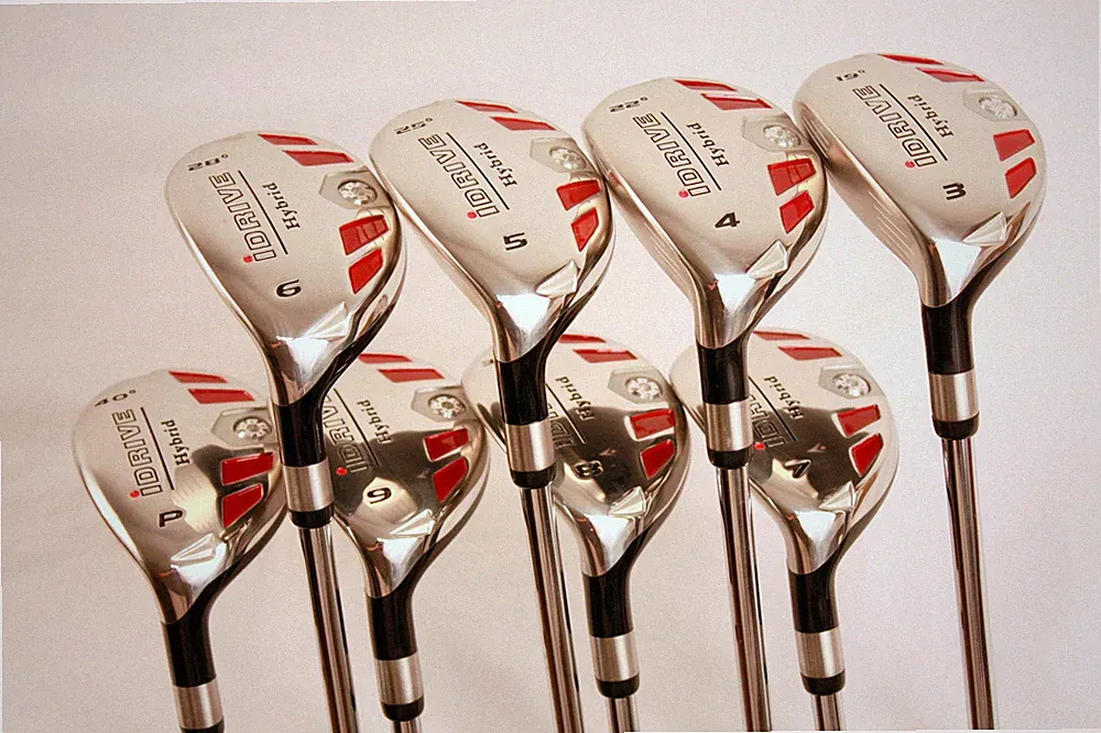 LEFT HANDED ALL HYBRIDS COMPLETE LH RESCUE LEFTY 3-PW GRAPHITE SET JUMBO GRIPS