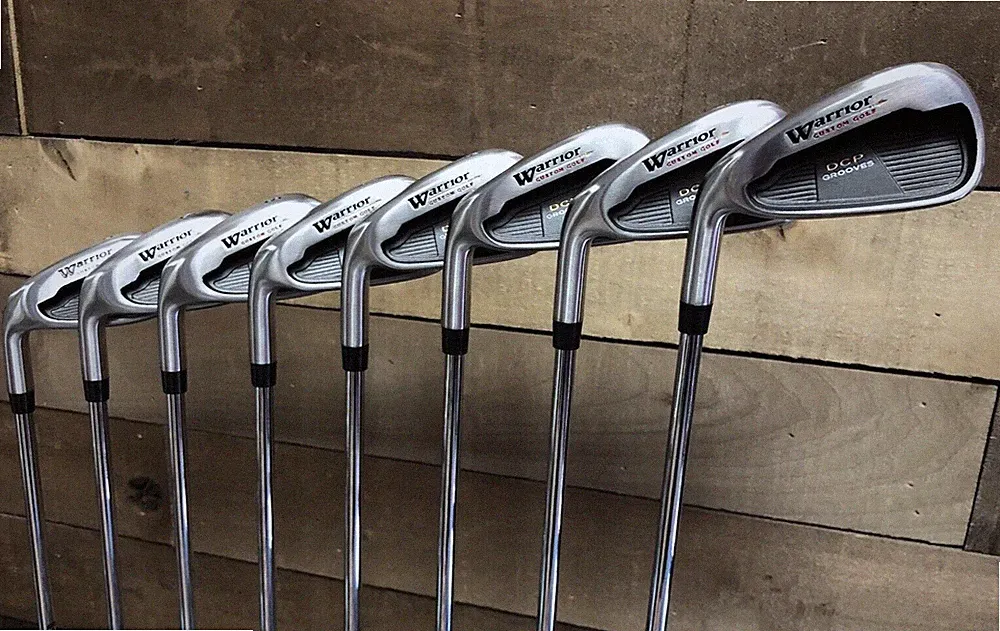 Left Handed BIG Tall XL STIFF S Flex +1" Mens WCG DCP Groove Golf Iron Set #3-PW