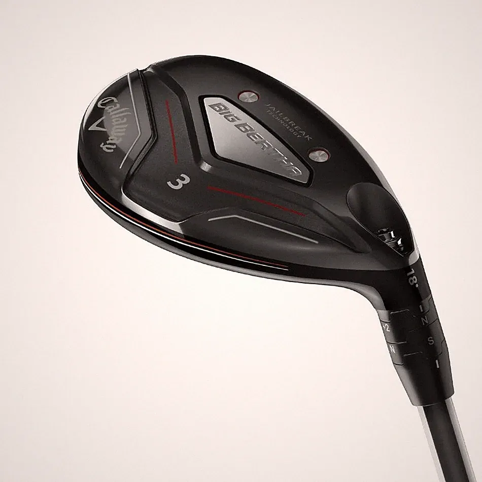 LEFT HANDED CALLAWAY 2019 BIG BERTHA 4 HYBRID GRAPHITE STIFF STANDARD