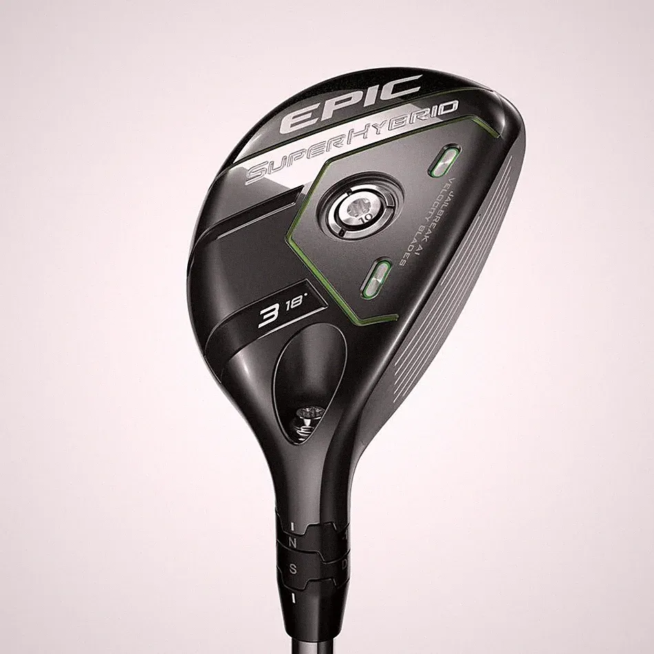LEFT HANDED CALLAWAY 2022 EPIC SUPER 4 HYBRID GRAPHITE REGULAR STANDARD