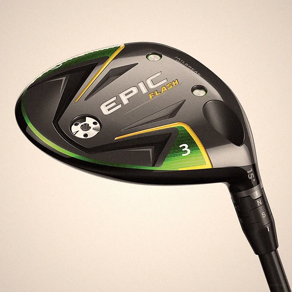 LEFT HANDED CALLAWAY EPIC FLASH FAIRWAY 3 WOOD GRAPHITE 5.5 STANDARD