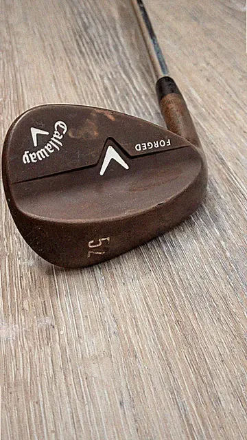LEFT HANDED Callaway Forged Copper Gap Wedge 52°- 10 Callaway Forged Steel Shaft