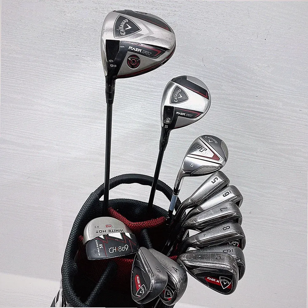 [Left-handed] Callaway Golf Club Set, 13 Clubs, Men's, S S [RAZR FIT X Black]