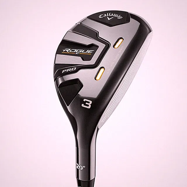 LEFT HANDED CALLAWAY ROGUE ST PRO 3 HYBRID GRAPHITE STIFF STANDARD