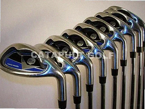 LEFT HANDED EXTRA LONG +4" XL BIG IRON SET XXL TALL LEFTY GOLF CLUBS LH IRONS