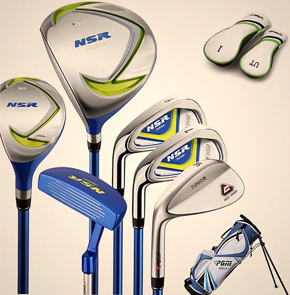 Left Handed Golf Club Set - Junior Complete Golf Club Set for Kids Children - Ri