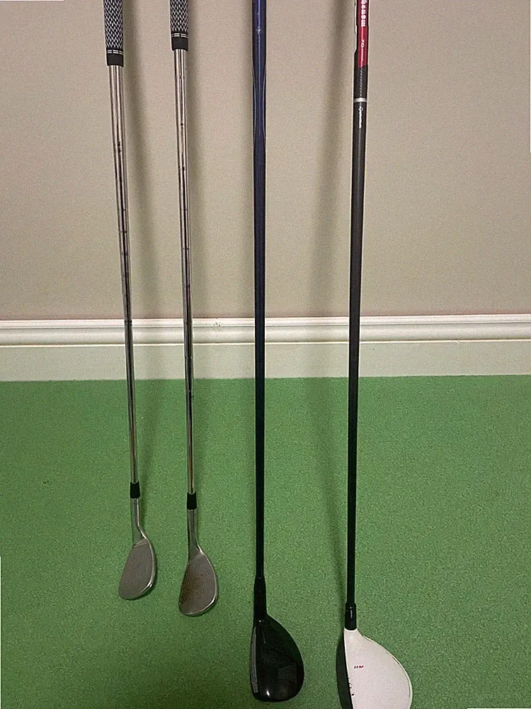 left handed golf club set used