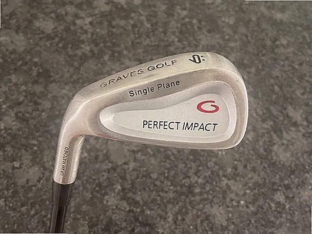 LEFT HANDED Graves Golf Perfect Impact 6 Iron Training Club Graphite Stiff Flex