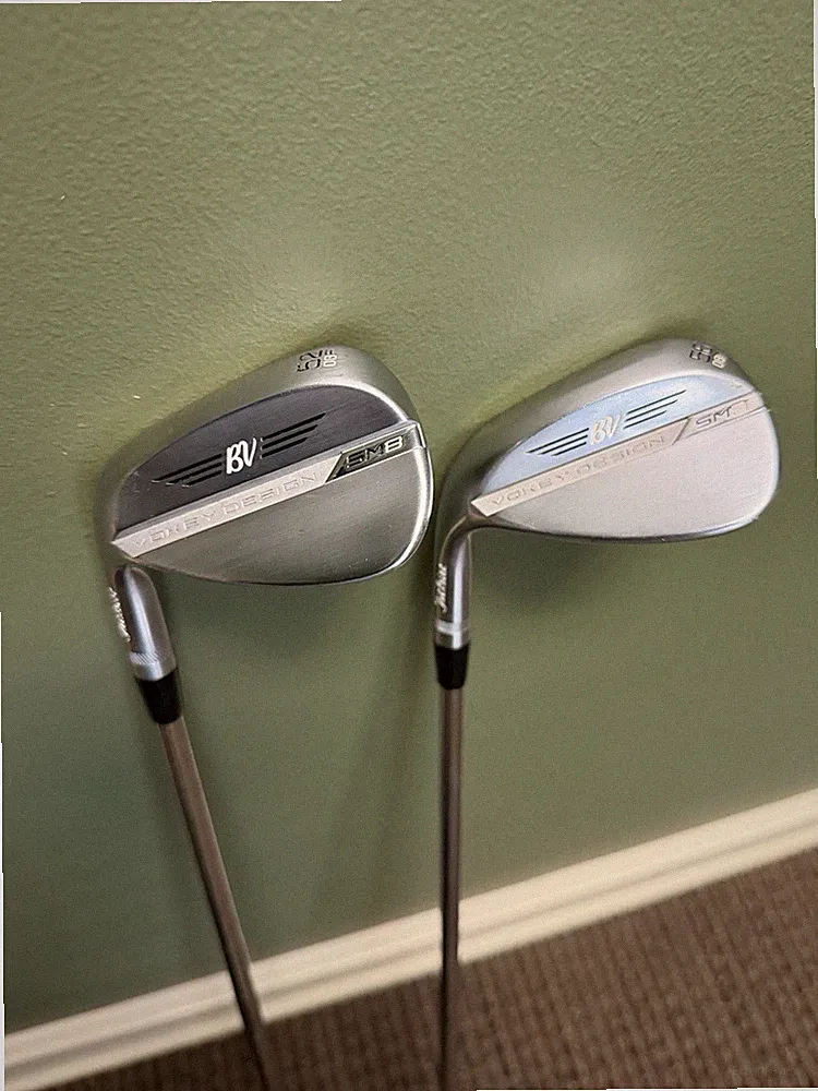 Left handed LH Titleist Vokey SM8 Tour Chrome 2 Wedge Set (52 & 56 Degrees)